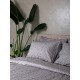 ΣΕΤ ΣΕΝΤΟΝΙΑ COTTON FEELINGS 2042 GREY ΥΠΕΡΔΙΠΛΟ ΜΕ ΛΑΣΤΙΧΟ (170X205+30)