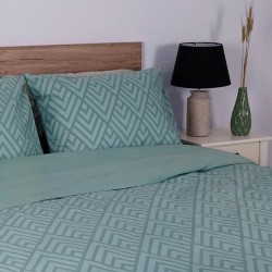 ΣΕΤ ΣΕΝΤΟΝΙΑ COTTON FEELINGS 2036 AQUA KING SIZE (260X270)