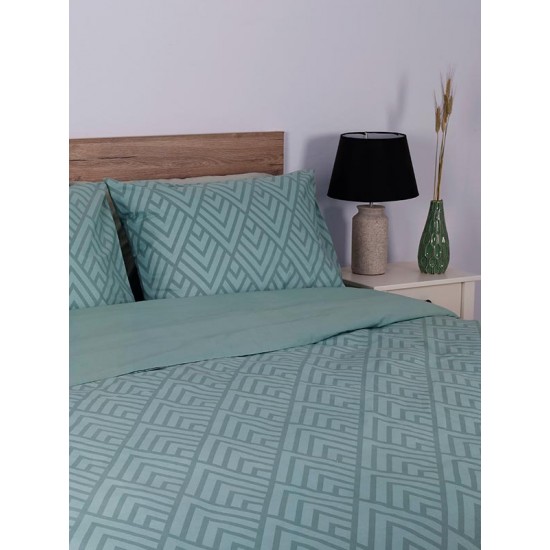 ΣΕΤ ΣΕΝΤΟΝΙΑ COTTON FEELINGS 2036 AQUA KING SIZE (260X270)
