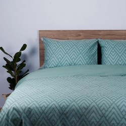 ΣΕΤ ΣΕΝΤΟΝΙΑ COTTON FEELINGS 2036 AQUA KING SIZE (260X270)