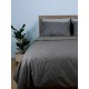ΣΕΤ ΣΕΝΤΟΝΙΑ COTTON FEELINGS 2036 GREY KING SIZE (260X270)