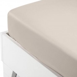ΚΑΤΩΣΕΝΤΟΝΟ SATIN ΜΕ ΛΑΣΤΙΧΟ BEIGE ΔΙΠΛΟ (160X200+40)