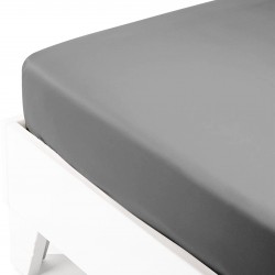 ΚΑΤΩΣΕΝΤΟΝΟ SATIN ΜΕ ΛΑΣΤΙΧΟ DARK GREY ΔΙΠΛΟ (160X200+40)