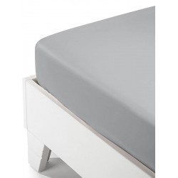 ΚΑΤΩΣΕΝΤΟΝΟ SATIN ΜΕ ΛΑΣΤΙΧΟ LIGHT GREY ΔΙΠΛΟ (160X200+40)