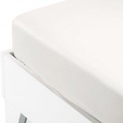 ΚΑΤΩΣΕΝΤΟΝΟ SATIN ΜΕ ΛΑΣΤΙΧΟ WHITE ΔΙΠΛΟ (160X200+40)