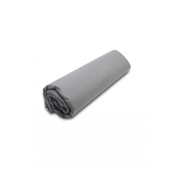 ΚΑΤΩΣΕΝΤΟΝΟ MENTA ΜΕ ΛΑΣΤΙΧΟ 19 DARK GREY ΜΟΝΟ (100X200+20)