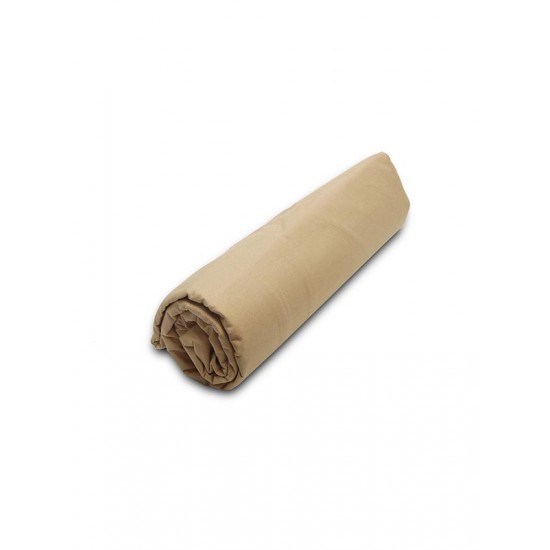 ΚΑΤΩΣΕΝΤΟΝΟ MENTA ΜΕ ΛΑΣΤΙΧΟ 4 BEIGE ΜΟΝΟ (100X200+20)