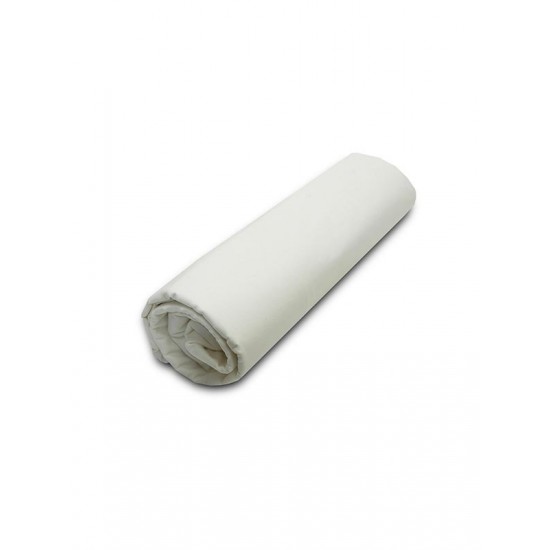 ΚΑΤΩΣΕΝΤΟΝΟ MENTA ΜΕ ΛΑΣΤΙΧΟ 2 ECRU ΗΜΙΔΙΠΛΟ (120X200+20)