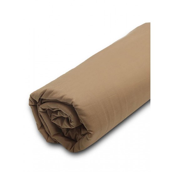 ΚΑΤΩΣΕΝΤΟΝΟ MENTA ΜΕ ΛΑΣΤΙΧΟ 5 BROWN ΗΜΙΔΙΠΛΟ (120X200+20)