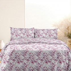 ΣΕΤ ΣΕΝΤΟΝΙΑ FLANNEL 932 LILA ΜΟΝΟ (160X260)