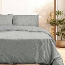 ΣΕΤ ΣΕΝΤΟΝΙΑ FLANNEL 2040 GREY ΜΟΝΟ (160X260)