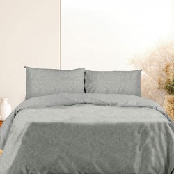 ΣΕΤ ΣΕΝΤΟΝΙΑ FLANNEL 2040 GREY ΜΟΝΟ (160X260)