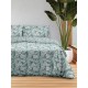 ΣΕΤ ΣΕΝΤΟΝΙΑ FLANNEL 3038 AQUA ΜΟΝΟ (160X260)