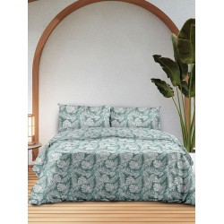 ΣΕΤ ΣΕΝΤΟΝΙΑ FLANNEL 3038 AQUA ΜΟΝΟ (160X260)