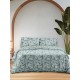 ΣΕΤ ΣΕΝΤΟΝΙΑ FLANNEL 3038 AQUA ΜΟΝΟ (160X260)