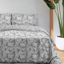 ΣΕΤ ΣΕΝΤΟΝΙΑ FLANNEL 3038 GREY ΜΟΝΟ (160X260)