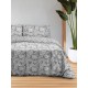 ΣΕΤ ΣΕΝΤΟΝΙΑ FLANNEL 3038 GREY ΜΟΝΟ (160X260)