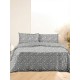 ΣΕΤ ΣΕΝΤΟΝΙΑ FLANNEL 040 GREY ΜΟΝΟ (160X260)