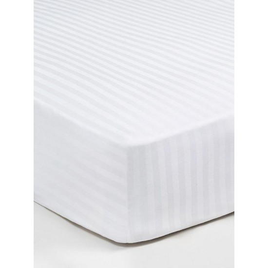 ΚΑΤΩΣΕΝΤΟΝΟ SATIN STRIPES ΜΕ ΛΑΣΤΙΧΟ ΔΙΠΛΟ (160X200+40)