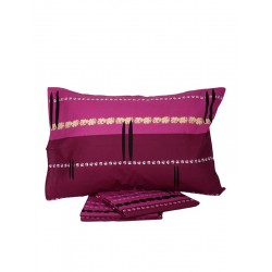 ΣΕΤ ΣΕΝΤΟΝΙΑ COTTON FEELINGS ΕΜΠΡΙΜΕ 2021 MAUVE ΜΟΝΟ (160X260)