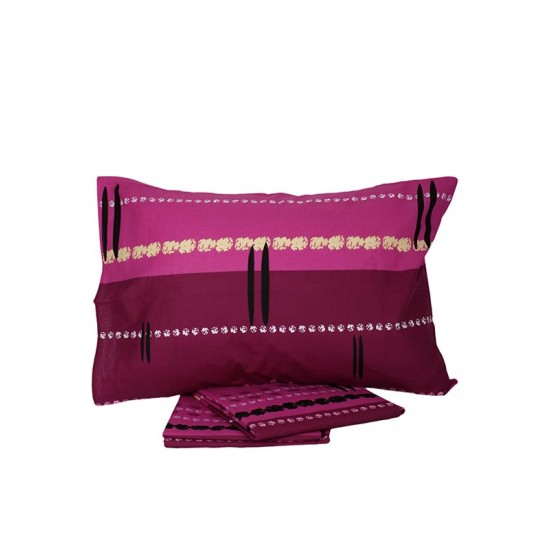 ΣΕΤ ΣΕΝΤΟΝΙΑ COTTON FEELINGS ΕΜΠΡΙΜΕ 2021 MAUVE ΜΟΝΟ (160X260)
