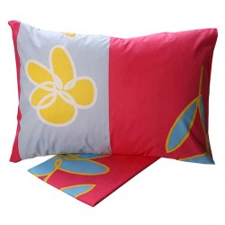 ΣΕΤ ΣΕΝΤΟΝΙΑ COTTON FEELINGS ΕΜΠΡΙΜΕ 129 PINK ΜΟΝΟ (160X260)