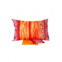 ΣΕΤ ΣΕΝΤΟΝΙΑ COTTON FEELINGS ΕΜΠΡΙΜΕ 4136 ORANGE ΜΟΝΟ (160X260)
