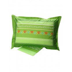 ΣΕΤ ΣΕΝΤΟΝΙΑ COTTON FEELINGS ΕΜΠΡΙΜΕ 4674 GREEN ΜΟΝΟ (160X260)