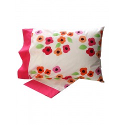 ΣΕΤ ΣΕΝΤΟΝΙΑ COTTON FEELINGS ΕΜΠΡΙΜΕ 529 PINK ΜΟΝΟ (160X260)