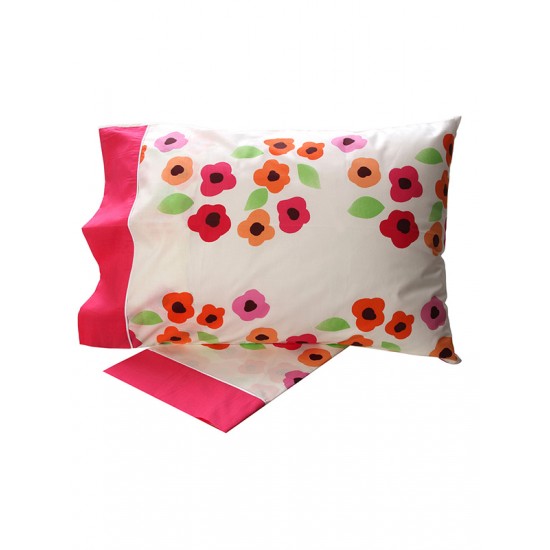 ΣΕΤ ΣΕΝΤΟΝΙΑ COTTON FEELINGS ΕΜΠΡΙΜΕ 529 PINK ΜΟΝΟ (160X260)