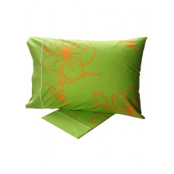 ΣΕΤ ΣΕΝΤΟΝΙΑ COTTON FEELINGS ΕΜΠΡΙΜΕ 537 GREEN ΜΟΝΟ (160X260)
