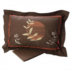 ΣΕΤ ΣΕΝΤΟΝΙΑ COTTON FEELINGS ΕΜΠΡΙΜΕ 693 BROWN ΜΟΝΟ (160X260)