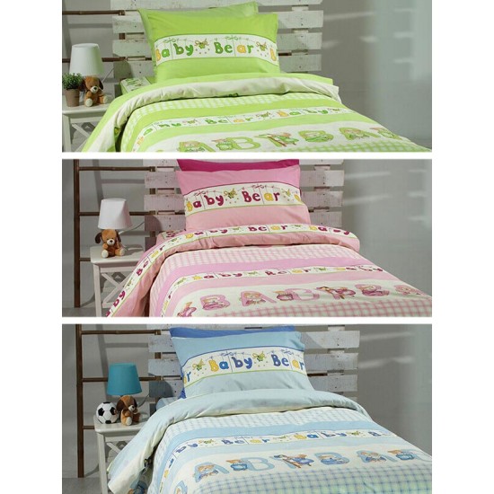 ΣΕΤ ΣΕΝΤΟΝΙΑ COTTON FEELINGS ΕΜΠΡΙΜΕ 8481 GREEN ΜΟΝΟ (165X270)