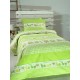 ΣΕΤ ΣΕΝΤΟΝΙΑ COTTON FEELINGS ΕΜΠΡΙΜΕ 8481 GREEN ΜΟΝΟ (165X270)