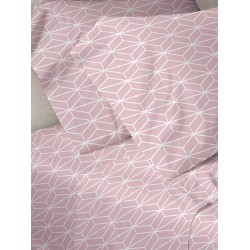 ΣΕΤ ΣΕΝΤΟΝΙΑ MENTA ΕΜΠΡΙΜΕ 520 PINK ΔΙΠΛΟ (200X250)
