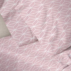 ΣΕΤ ΣΕΝΤΟΝΙΑ MENTA ΕΜΠΡΙΜΕ 520 PINK ΔΙΠΛΟ (200X250)