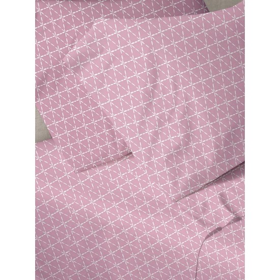 ΣΕΤ ΣΕΝΤΟΝΙΑ MENTA ΕΜΠΡΙΜΕ 940 PINK ΥΠΕΡΔΙΠΛΟ (220X250)
